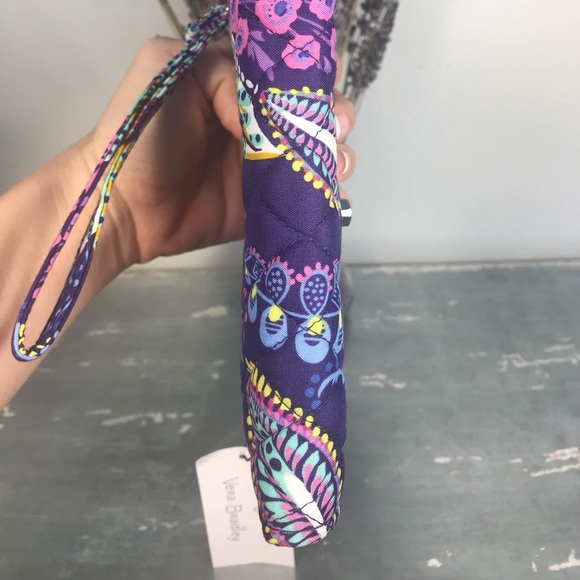 Vera Bradley Batik Leaves Smartphone Wristlet - Picture 4 of 7